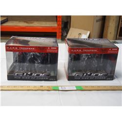 (2X THE MONEY) G.I. Joe The Rise of the Cobra figurines (NIB)