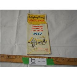 1957 SGI highway map
