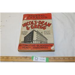 Nicols-Dean and Gregg antique: Auto Blacksmith catalogue