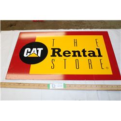Cat Rental sign