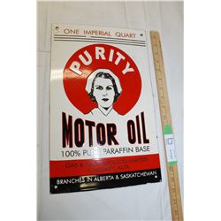 Fantasy heavy porcelain Purity sign