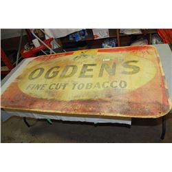 Antique Ogden sign 59 x 35.5"