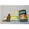 Image 2 : Antique Nabob tin/bottle lot