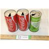 Image 1 : Coke and Cragmont 1970's cans