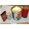 Image 2 : 4 Adv. tin cans