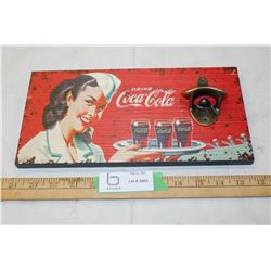 Coca Cola opener/sign