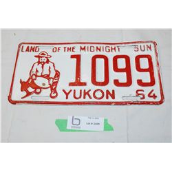 License plate 1964 Yukon
