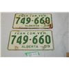 Image 1 : License plate 1959 Alberta set