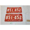 Image 1 : License plate 1960 Alberta set