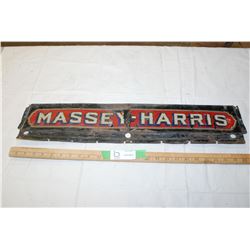 Massey Harris Tin Rack sign