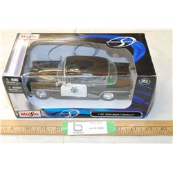 1955 Buck 1/26 police car toy