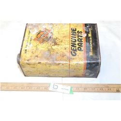 Minneapolis Moline oil tin