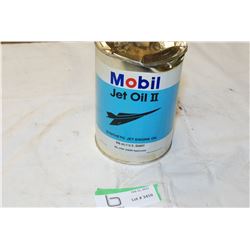 Mobil Jet oil tin