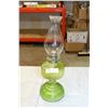 Image 1 : Green Depression oil lamp