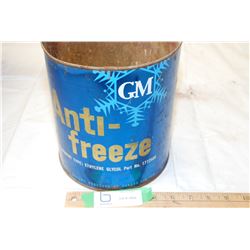 GM Antifreeze tin