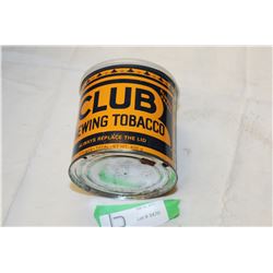 Club Tobacco tin