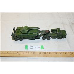Dinky military truck and tank