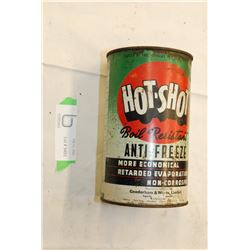 Hot-Shot 1qt anti freeze tin