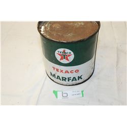 Texaco Marfak grease tin