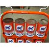 Image 4 : Husky oil tin metal rack comes with 12 display cans (1 full, the rest empty)