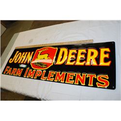 John Deere sign