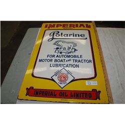 Wow! Imperial Oil Polar Bear sign 30 x 20" dated 21