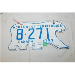 NWT license plate set 1983