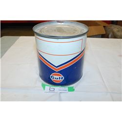 Gulf grease tin