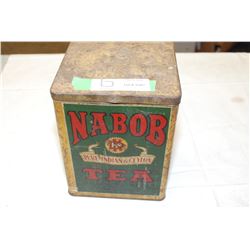 Nabob tea tin