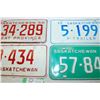 Image 2 : 4 Sask license plates