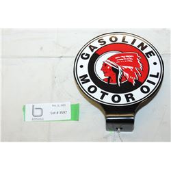 Red Indian license topper