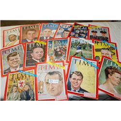 Canadian editions of 1960's Time magazines