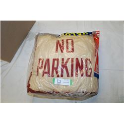 "No Parking" pillow