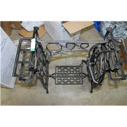 Sewing machine cast stand