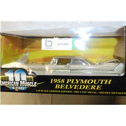 1958 Belvedere 1/18 Diecast model