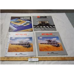 Allis Chalmers 1980's Combine brochures (4)