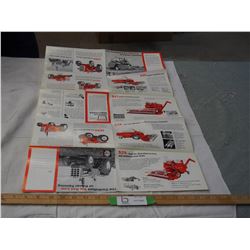 Cockshutt 1966 Big Red Line brochure (mail out)