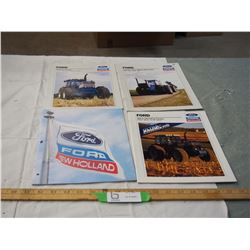 Ford New Holland 1980's Tractor brochures (4)