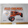 Image 2 : Allis Chalmers tin model WC tractor fantasy sign (12 x 16")