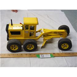 Tonka toy road grader (16" long) metal