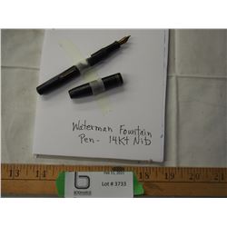 Watermans fountain pen - 14 kt - NIB