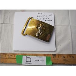 Canadian R.C.E.M.E. belt buckle scally