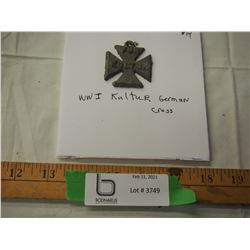 WWI Kultur German cross