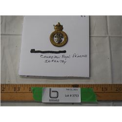Canadian Royal Princess Infantry Badge