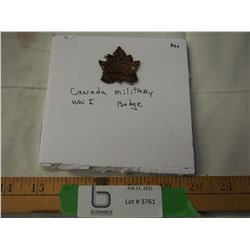 Canadian Military WWI badge