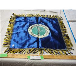 Royal Canadian Corps signals cushion cover