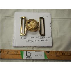 Royal Canadian Engineers Military belt buckle