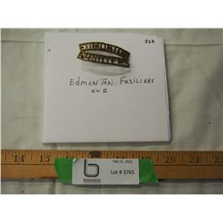 Edmonton fusiliers WWI