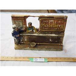 Heidle Burg bar advertising - pottery