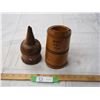 Image 1 : Antique wooden 1 pint + funnel measure